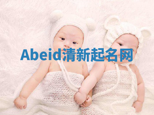 Abeid清新起名网 Abeid清新起名网