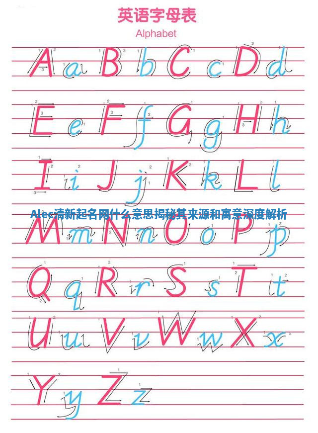 Alec清新起名网什么意思揭秘其来源和寓意深度解析