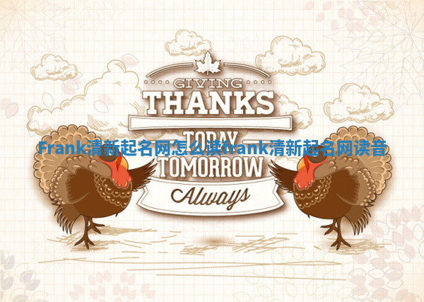 Frank清新起名网怎么读_frank清新起名网读音