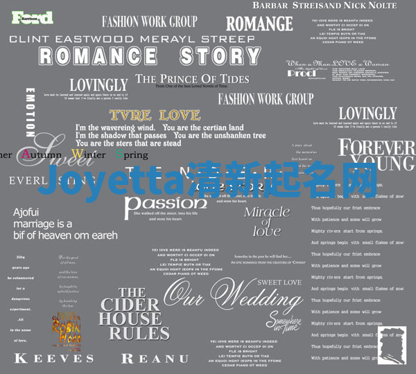 Joyetta清新起名网 Joyetta清新起名网