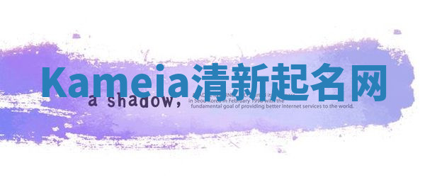 Kameia清新起名网