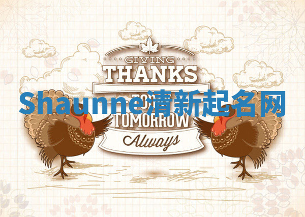 Shaunne清新起名网