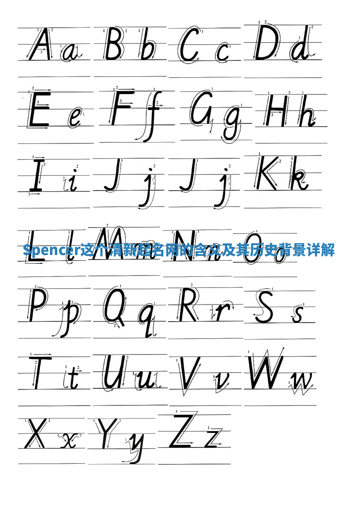 Spencer这个清新起名网的含义及其历史背景详解