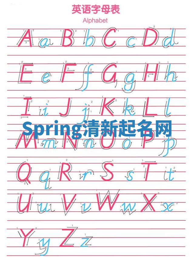 Spring清新起名网