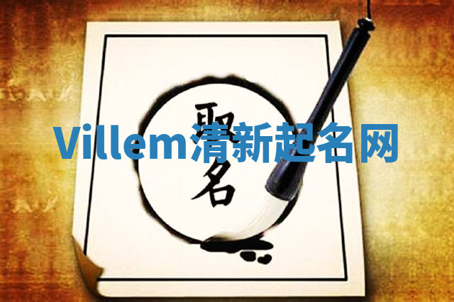 Villem清新起名网 Villem清新起名网
