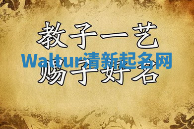 Waltur清新起名网