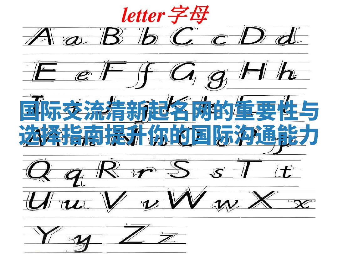 国际交流清新起名网的重要性与选择指南提升你的国际沟通能力 国际交流清新起名网的重要性与选择指南提升你的国际沟通能力