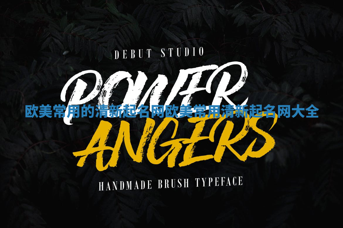 欧美常用的清新起名网_欧美常用清新起名网大全