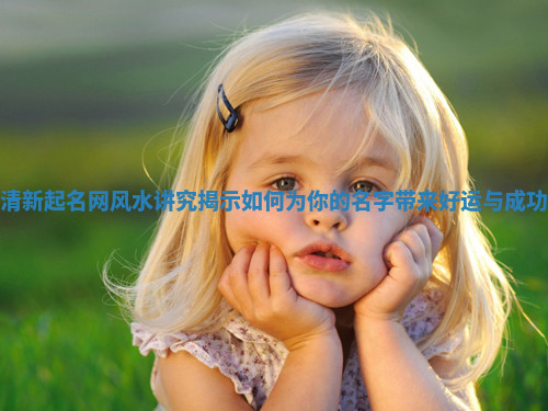 清新起名网风水讲究揭示如何为你的名字带来好运与成功