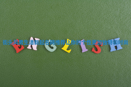 街头风男生清新起名网推荐 让你的个性更加独特和时尚 街头风男生清新起名网推荐 让你的个性更加独特和时尚